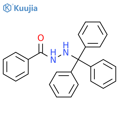Benzoic acid, 2-(triphenylmethyl)hydrazide structure