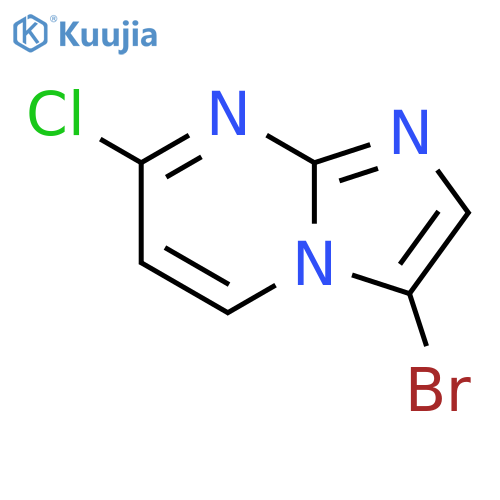 3-bromo-7-chloroimidazo1,2-apyrimidine structure