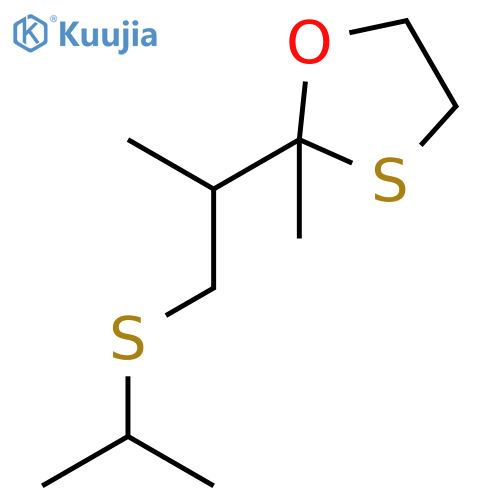 1,3-OXATHIOLANE, 2-METHYL-2-[1-METHYL-2-[(1-METHYLETHYL)THIO]ETHYL]- structure