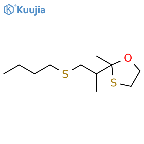 1,3-Oxathiolane, 2-[2-(butylthio)-1-methylethyl]-2-methyl- structure