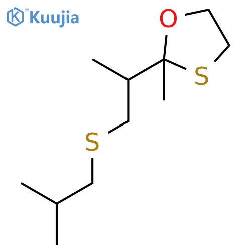 1,3-OXATHIOLANE, 2-METHYL-2-[1-METHYL-2-[(2-METHYLPROPYL)THIO]ETHYL]- structure