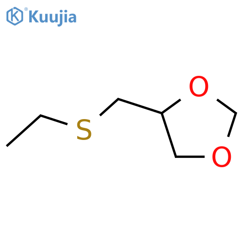 1,3-Dioxolane, 4-[(ethylthio)methyl]- structure