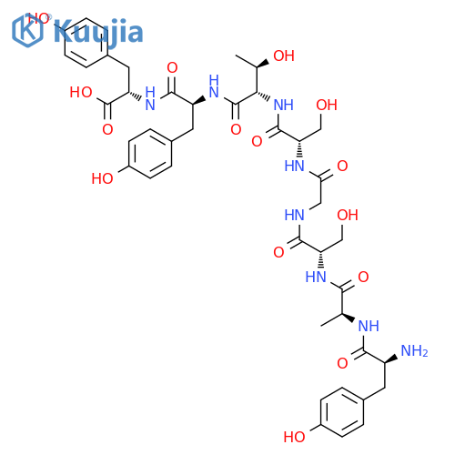 L-Tyrosine, L-tyrosyl-L-alanyl-L-serylglycyl-L-seryl-L-threonyl-L-tyrosyl- structure