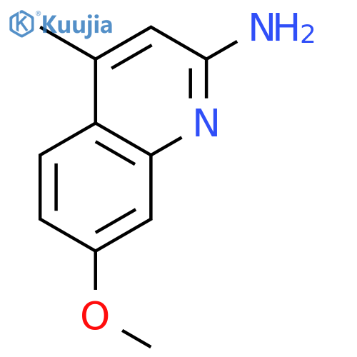 7-methoxy-4-methylquinolin-2-amine structure