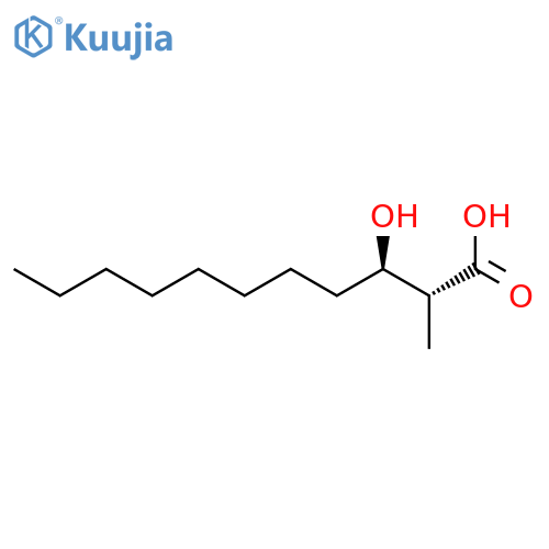 Undecanoic acid, 3-hydroxy-2-methyl-, (2R,3R)- structure