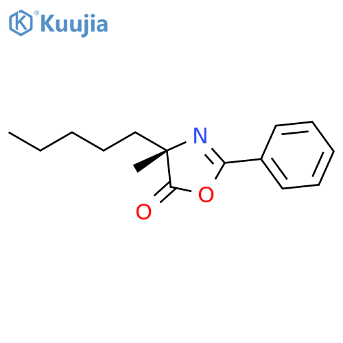 5(4H)-Oxazolone, 4-methyl-4-pentyl-2-phenyl-, (4S)- structure