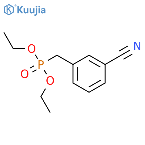 Phosphonic acid, [(3-cyanophenyl)methyl]-, diethyl ester structure