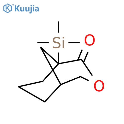 3-Oxabicyclo[3.3.1]nonan-2-one, 1-(trimethylsilyl)- structure