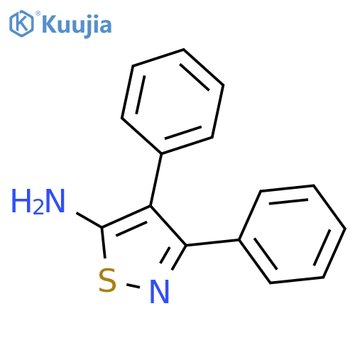 5-Isothiazolamine, 3,4-diphenyl- structure