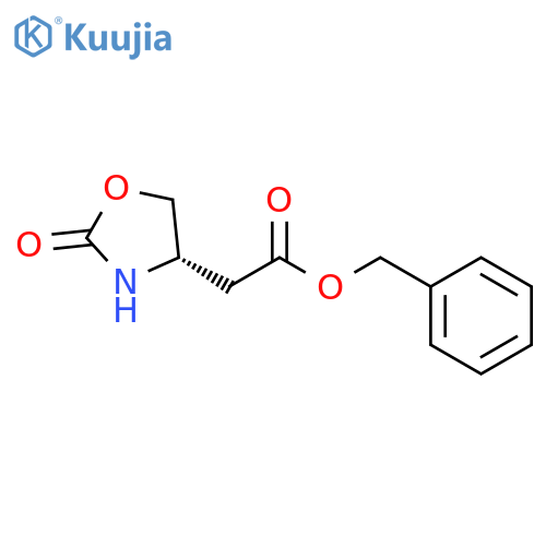 (S)-Benzyl 2-(2-oxooxazolidin-4-YL)acetate structure