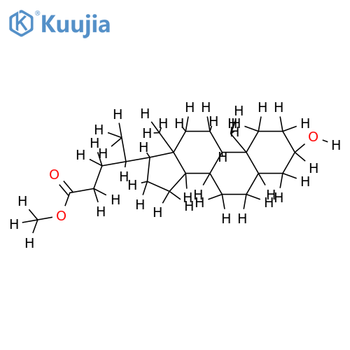 Me ester-(3beta,5beta)-3-Hydroxycholan-24-oic acid structure