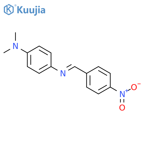 1,4-Benzenediamine, N,N-dimethyl-N'-[(4-nitrophenyl)methylene]-, (E)- structure