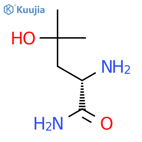 Pentanamide, 2-amino-4-hydroxy-4-methyl-, (2S)- structure