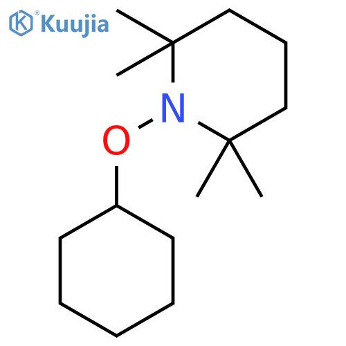 Piperidine, 1-(cyclohexyloxy)-2,2,6,6-tetramethyl- structure