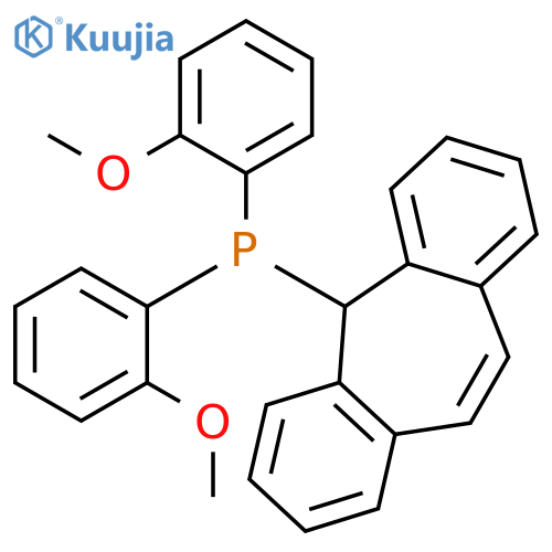 PHOSPHINE, 5H-DIBENZO[A,D]CYCLOHEPTEN-5-YLBIS(2-METHOXYPHENYL)- structure