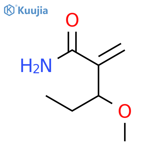 Pentanamide, 3-methoxy-2-methylene- structure