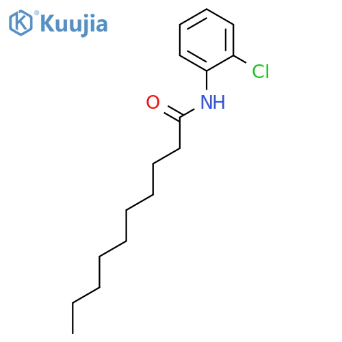 DECANAMIDE, N-(2-CHLOROPHENYL)- structure