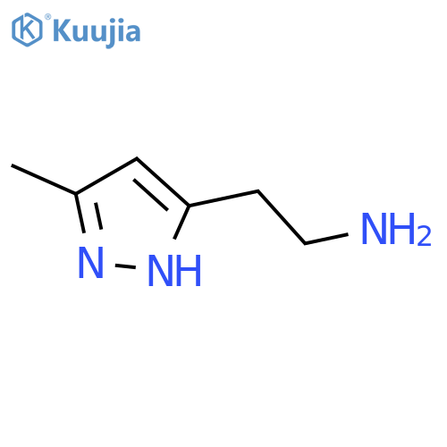 2-(3-methyl-1H-pyrazol-5-yl)ethan-1-amine structure