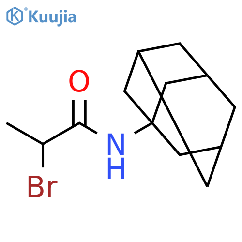 PROPANAMIDE, 2-BROMO-N-TRICYCLO[3.3.1.13,7]DEC-1-YL- structure