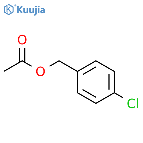 Benzenemethanol,4-chloro-, 1-acetate structure
