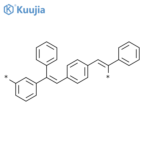 POLY[1,3-PHENYLENE(1-PHENYL-1,2-ETHENEDIYL)-1,4-PHENYLENE(2-PHENYL-1,2-ETHENEDIYL)] structure