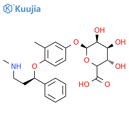 4’-Hydroxy Atomoxetine b-D-Glucuronide structure