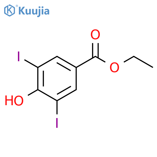 Ethyl 4-hydroxy-3,5-diiodobenzoate structure