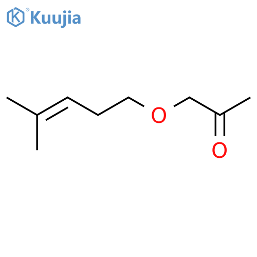 2-PROPANONE, 1-[(4-METHYL-3-PENTENYL)OXY]- structure