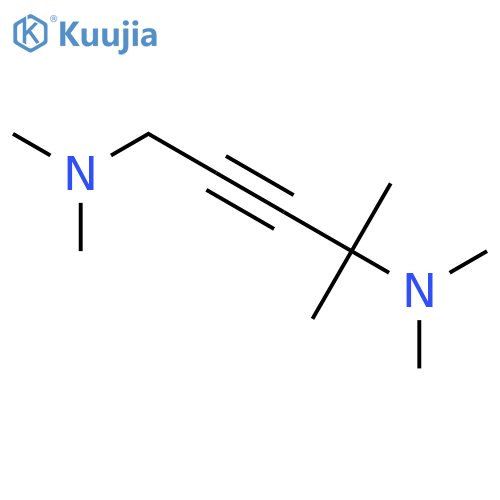 2-Pentyne-1,4-diamine, N,N,N',N',4-pentamethyl- structure