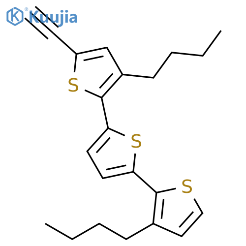 2,2':5',2''-TERTHIOPHENE, 3,3''-DIBUTYL-5-ETHYNYL- structure