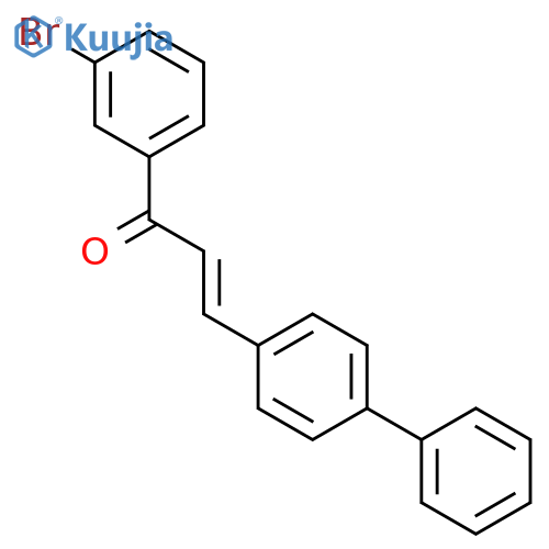 2-Propen-1-one, 3-[1,1'-biphenyl]-4-yl-1-(3-bromophenyl)- structure