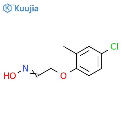 Acetaldehyde, (4-chloro-2-methylphenoxy)-, oxime structure