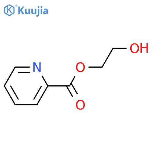 2-Pyridinecarboxylicacid,2-hydroxyethylester(9CI) structure