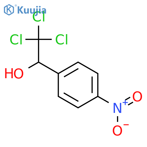 Benzenemethanol, 4-nitro-a-(trichloromethyl)- structure