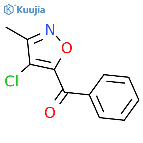 Methanone, (4-chloro-3-methyl-5-isoxazolyl)phenyl- structure