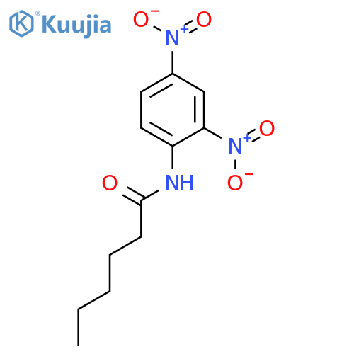 HEXANAMIDE, N-(2,4-DINITROPHENYL)- structure