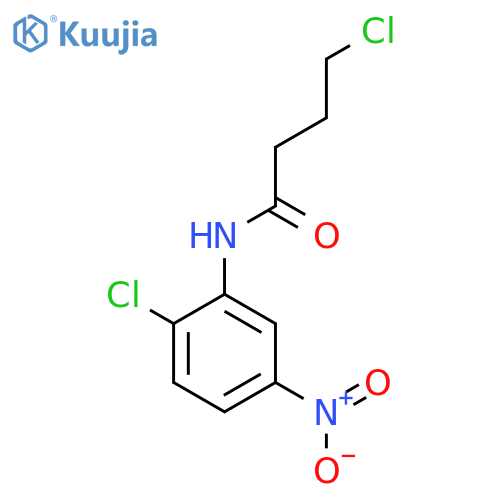 4-chloro-N-(2-chloro-5-nitrophenyl)butanamide structure