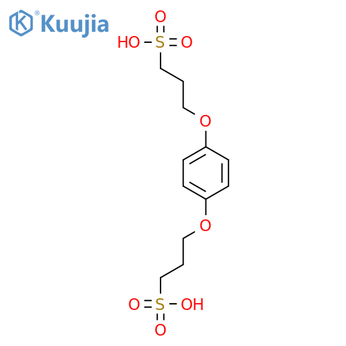 1-Propanesulfonic acid, 3,3'-[1,4-phenylenebis(oxy)]bis- structure
