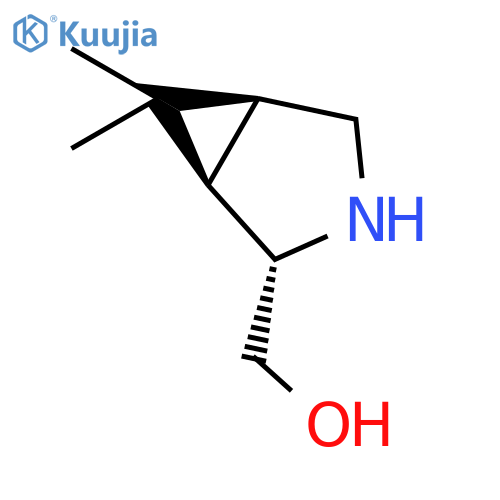 3-Azabicyclo[3.1.0]hexane-2-methanol, 6,6-dimethyl-, (1R,2S,5S)-rel- structure