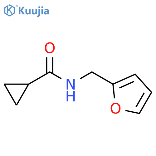 N-(furan-2-yl)methylcyclopropanecarboxamide structure
