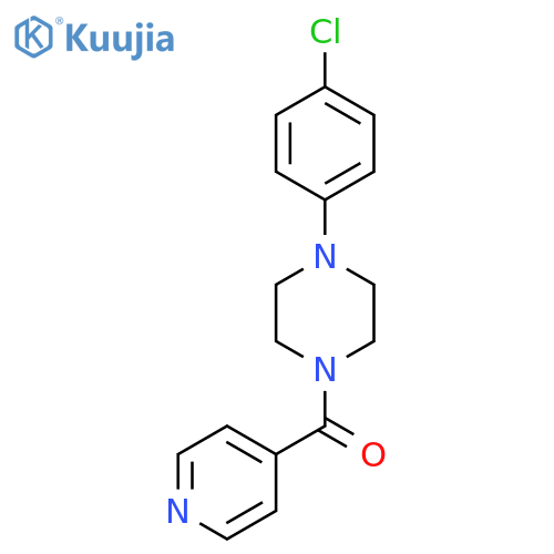 1-(4-Chlorophenyl)-4-(pyridine-4-carbonyl)piperazine structure