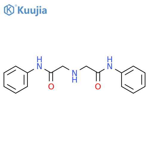 2-(2-Anilino-2-oxoethyl)amino-N-phenylacetamide structure