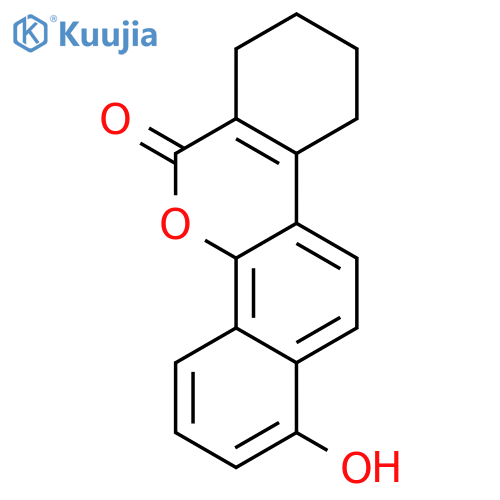 1-Hydroxy-7,8,9,10-tetrahydro-6H-dibenzoc,hchromen-6-one structure