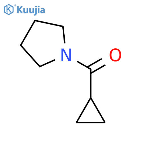 Cyclopropyl(1-pyrrolidinyl)methanone structure
