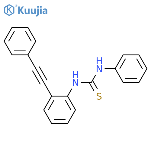 THIOUREA, N-PHENYL-N'-[2-(PHENYLETHYNYL)PHENYL]- structure