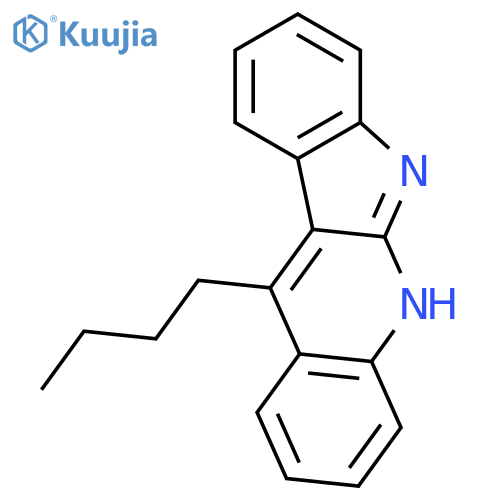 5H-QUININDOLINE, 11-BUTYL- structure
