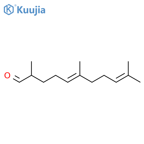 5,9-Undecadienal,2,6,10-trimethyl- structure
