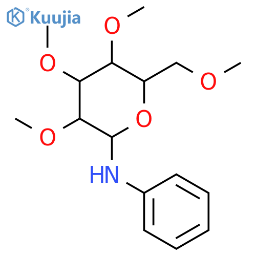 3,4,5-trimethoxy-6-(methoxymethyl)-n-phenyloxan-2-amine structure