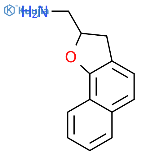 Naphtho[1,2-b]furan-2-methanamine, 2,3-dihydro- structure
