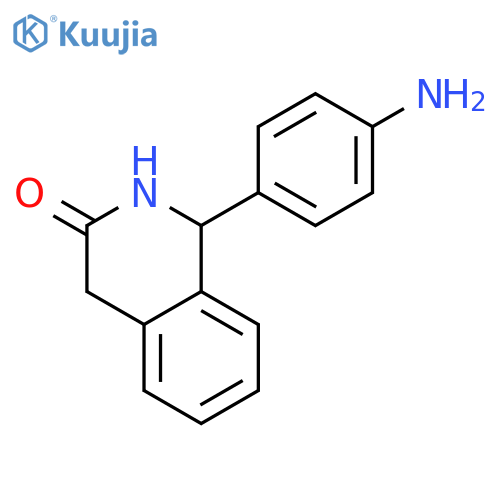 3(2H)-Isoquinolinone, 1-(4-aminophenyl)-1,4-dihydro- structure